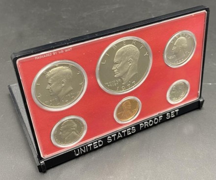 Годовой набор монет США (монетный двор S). 1977 год, США. Пруф.
