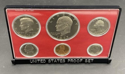 Годовой набор монет США (монетный двор S). 1977 год, США. Пруф.