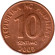 Монета 10 сентимо. 2005 год, Филиппины.