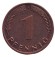 Монета 1 пфенниг. 1967 год (F), ФРГ. Дубовые листья. Монета 1 пфенниг. 1967 год (F), ФРГ. Дубовые листья.