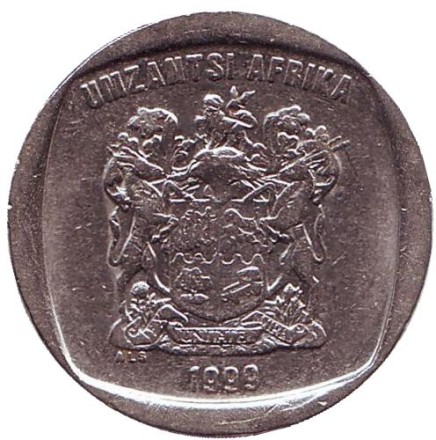 Монета 2 ранда. 1999 год, ЮАР. Антилопа.