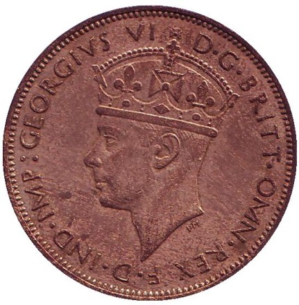 Монета 1/24 шиллинга. 1947 год, Джерси.