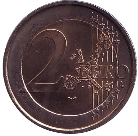 Монета 2 евро. 2002 год, Португалия.