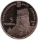 Монета 5 гривен. 2010 год, Украина. 925 лет городу Луцку. Монета 5 гривен. 2010 год, Украина. 925 лет городу Луцку.