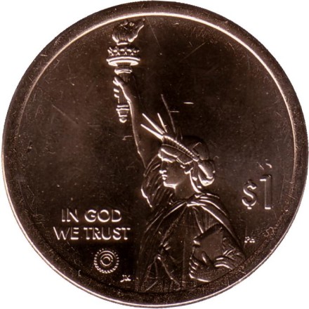 Монета 1 доллар. 2022 год (D), США. Администрация долины реки Теннесси. Серия "Американские инновации".
