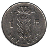 Монета 1 франк. 1965 год, Бельгия. (Belgie) Монета 1 франк. 1965 год, Бельгия. (Belgie)
