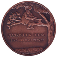 Монета 2,5 лиры. 2018 год, Турция. Ходжа Насреддин (№4).