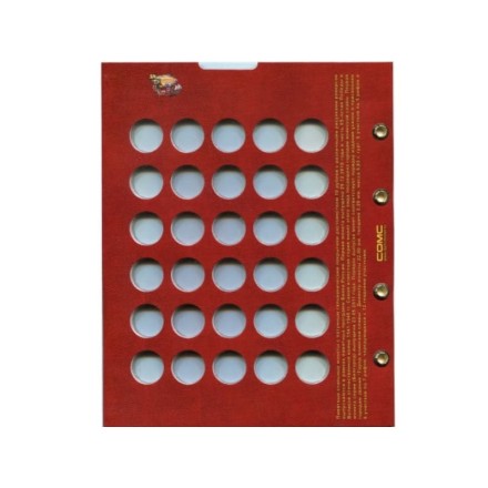 Лист блистерный. Разменные монеты России номиналом 10 рублей. Формат "Optima". Лист блистерный. Разменные монеты России номиналом 10 рублей. Формат "Optima".