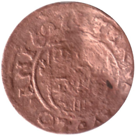 Монета 1 солид. Польша. Сигизмунд III Ваза. 1587-1632 гг. Речь Посполитая. Монета 1 солид. Польша. Сигизмунд III Ваза. 1587-1632 гг. Речь Посполитая.