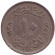 Монета 10 мильемов. 1938 год, Египет. Монета 10 мильемов. 1938 год, Египет.