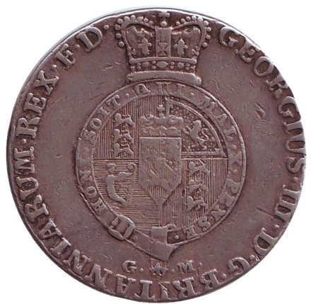 Монета 2/3 талера. 1807 год, Германия. Брауншвейг-Люнебург. Монета 2/3 талера. 1807 год, Германия. Брауншвейг-Люнебург.