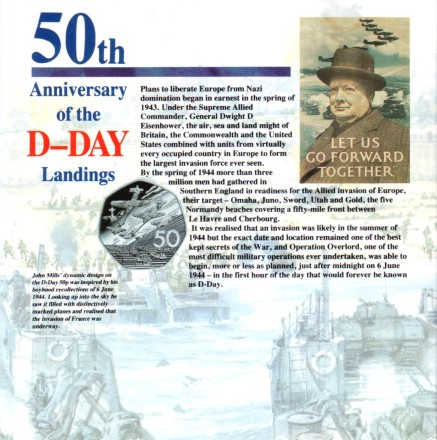 Годовой набор монет Великобритании в буклете 1994 года. (8 шт).