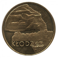 Монета 2 злотых, 2007 год, Польша. Клодзко. Монета 2 злотых, 2007 год, Польша. Клодзко.
