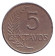 Монета 5 сентаво. 1918 год, Перу. Монета 5 сентаво. 1918 год, Перу.