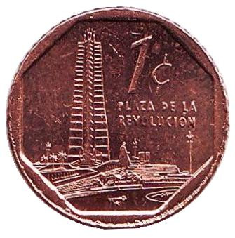 Монета 1 сентаво. 2013 год, Куба.