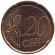 Монета 20 центов. 2008 год, Кипр. Монета 20 центов. 2008 год, Кипр.