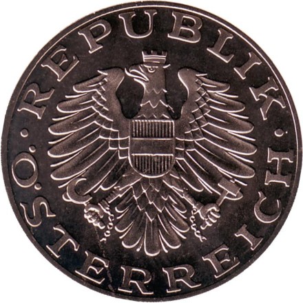 Монета 10 шиллингов. 1996 год, Австрия. BU. Женщина из Вахау. Монета 10 шиллингов. 1996 год, Австрия. BU. Женщина из Вахау.