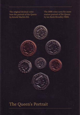 Годовой набор монет Великобритании в буклете 2008 года. (7 шт).
