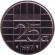 Монета 25 центов. 1997 год, Нидерланды. BU.