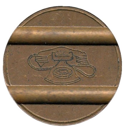 Телефонный жетон. 7003. Италия. 1970 год. (Без отметки) Телефонный жетон. 7003. Италия. 1970 год. (Без отметки)