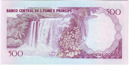 Банкнота 500 добр. 1993 год, Сан-Томе и Принсипи. Рей Амадор.