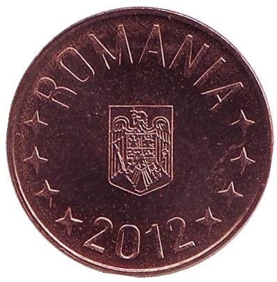 Монета 5 бани. 2012 год, Румыния. UNC. Монета 5 бани. 2012 год, Румыния. UNC.