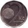 Монета 2 кроны. 2001 год, Чехия.