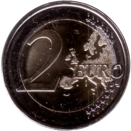 Монета 2 евро. 2023 год, Финляндия. Социальные и медицинские службы в Финляндии.