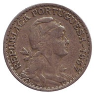 Монета 1 эскудо. 1957 год, Португалия. Монета 1 эскудо. 1957 год, Португалия.