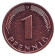 Монета 1 пфенниг. 1999 год (G), ФРГ. Дубовые листья. Монета 1 пфенниг. 1999 год (G), ФРГ. Дубовые листья.