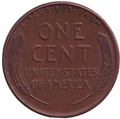 Монета 1 цент. 1947 год (P), США. Линкольн.