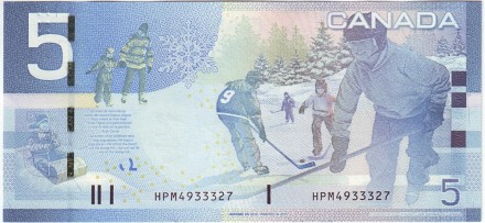 Банкнота 5 долларов. 2010 год, Канада. Сэр Уилфрид Лорье. Банкнота 5 долларов. 2010 год, Канада. Сэр Уилфрид Лорье.