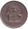 Монета 25 центов. 1991 год, Багамские острова. Парусник.