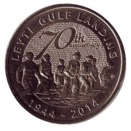 Монета 5 песо, 2014 год, Филиппины. 70-летие сражения в заливе Лейте (1944-2014). Монета 5 песо, 2014 год, Филиппины. 70-летие сражения в заливе Лейте (1944-2014).