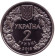 Монета 2 гривны. 2018 год, Украина. (в блистере). Марена днепровская. (Днепровский усач).