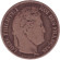 Монета 1 франк. 1847 год (А), Франция.