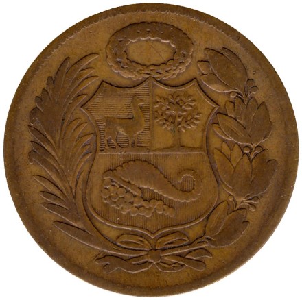 Монета 1 соль. 1947 год, Перу.