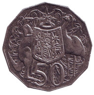 Монета 50 центов. 2009 год, Австралия. Монета 50 центов. 2009 год, Австралия.