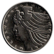 Монета 20 злотых, 1975 год, Польша. Международный год женщин. Монета 20 злотых, 1975 год, Польша. Международный год женщин.