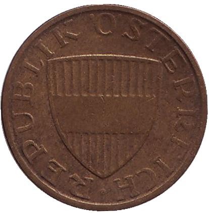 Монета 50 грошей. 1977 год, Австрия. Монета 50 грошей. 1977 год, Австрия.