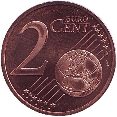 Монета 2 цента. 2016 год, Мальта.