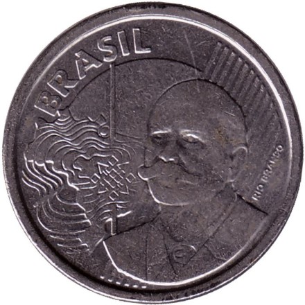 Монета 50 сентаво. 2012 год, Бразилия. Монета 50 сентаво. 2012 год, Бразилия.