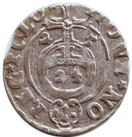 Монета 1,5 гроша (полторак). 1625 год, Речь Посполитая. Монета 1,5 гроша (полторак). 1625 год, Речь Посполитая.