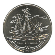 Монета 1 песо, 1994 год, Куба. Парусник "Виктория". Монета 1 песо, 1994 год, Куба. Парусник "Виктория".