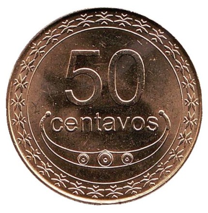 Монета 50 сентаво. 2004 год, Восточный Тимор. Ветка кофейного дерева. Монета 50 сентаво. 2004 год, Восточный Тимор. Ветка кофейного дерева.