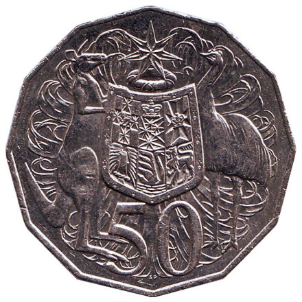 Монета 50 центов. 2017 год, Австралия.