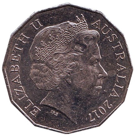 Монета 50 центов. 2017 год, Австралия.