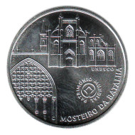 Монета 5 евро, 2005 год, Португалия. Монастырь в Баталье, Всемирное наследие ЮНЕСКО.
