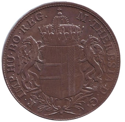 Монета 1 талер. 1766 год, Австрийская империя. Мария Терезия. Монета 1 талер. 1766 год, Австрийская империя. Мария Терезия.