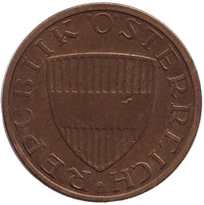 Монета 50 грошей. 1976 год, Австрия.